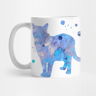 Burmese Cat Watercolor Painting Mug